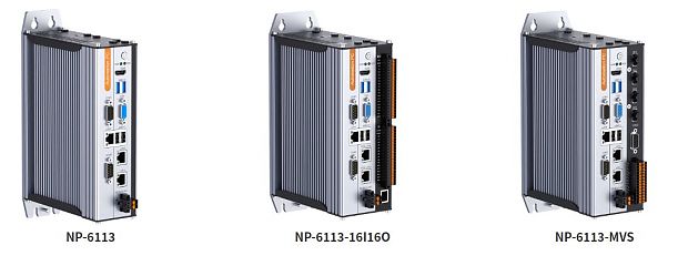 Встраиваемый компьютер на DIN-рейку  NP-6113-16I16O-J6412-4G-SSD512G