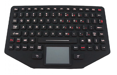 Промышленная клавиатура K-TEK-M275TP-FN-BL-IL-FDT-US/RU-USB