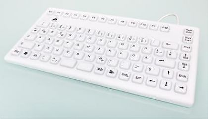 Клавиатура пылевлагозащищённая TKG-086-IP68-WHITE-USB-US/CYR (KG25202)