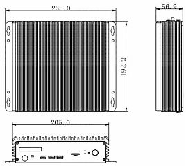 Компактный встраиваемый компьютер C6850Z-P4 (i5-1135G7)