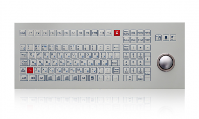 Промышленная клавиатура K-TEK-D410-OTB-KP-FN-SW-W-US/RU-USB