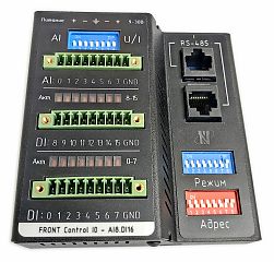 Модуль ввода/вывода сигналов FRONT Control IO AI8.DI16 R20 (Наутилус)