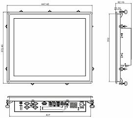 Панельный компьютер  PPC2-C19-ADL-i5/8G