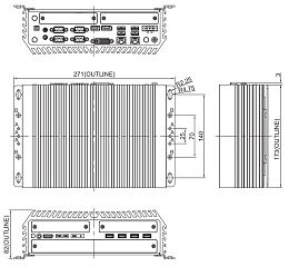 Компактный встраиваемый компьютер DX-1200