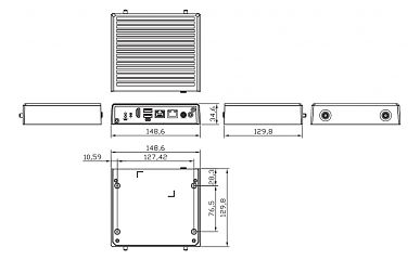 FRONT Compact A209 Xavier NX/8GB/256GB/NoOS [FC-A209-0001]