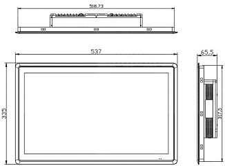 Панельный компьютер  P2181Y-C6 V2.0(J6412)