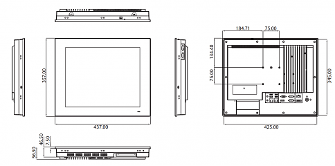 Панельный компьютер PPC-3170-RE4BE купить со склада в СПб | Advantech