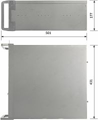 Промышленный компьютер FRONT Rack I985 4U/i7-8700/8GBx2/1TB/NoOS [FR-I985-0001]