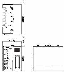 Многослотовый встраиваемый компьютер IPC962-511-DC-FL w/blank IO & AX96205
