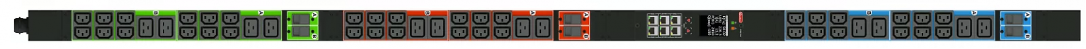 Устройство распределения электропитания iPDU-7031 3PH 32A 48-Outlet (12*C19+36*C13 без фиксаторов) Metered PDU
