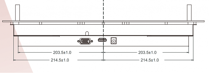 Промышленный монитор R19L300-RKM2/PAT/R/speakers