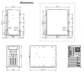 Корпус  AX60810WM-RC-NP  (уценка 3)
