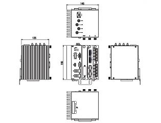 Встраиваемый компьютер на DIN-рейку ICO500-518-i5