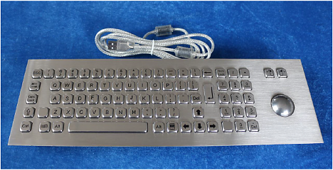 Антивандальная клавиатура K-TEK-A400-OTB-KP-US/RU-USB