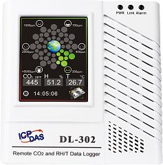 Датчик температуры, влажности, точки росы и концентрации CO2 с функцией регистрации данных DL-302 CR