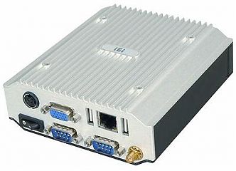 Встраиваемый безвентиляторный компьютер UIBX-200W/Z510P/1GB