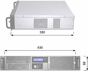 Промышленный компьютер FRONT Rack P420 2U/i5-10500/16GBx2/1TBx2+256GB/NoOS [FR-P420-0001]