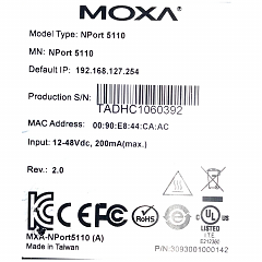 Преобразователь NPort 5110 (уценка 1)