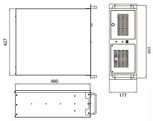 FRONT Rack T359 4U/i5-9500/16GB/1TB/NoOS [FR-T359-0001]