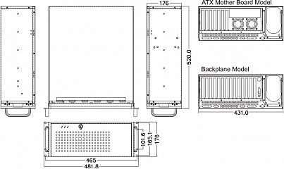 Корпус RACK-3030WATX (белый)