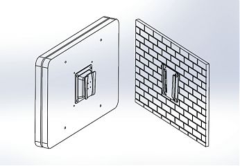 Крепеж   UTC-WALL-MOUNT4E