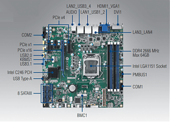 Промышленная плата ASMB-586G4-00A1