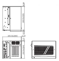 Многослотовый встраиваемый компьютер IPC964A-Q-E1F5