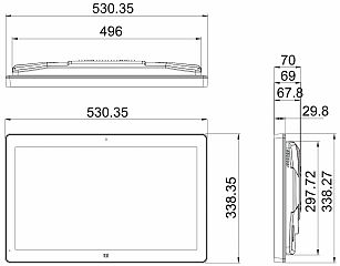 Панельный компьютер  AFL3-W22C-ADLP-i5/8G