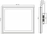 Промышленный панельный компьютер FRONT Panel I529 19