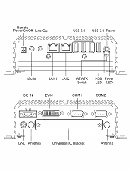 Промышленный встраиваемый компьютер FRONT Compact 210.101