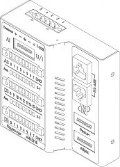 Модуль ввода/вывода сигналов FRONT Control IO AI8.DI16 Исп.1 R10 (Наутилус)