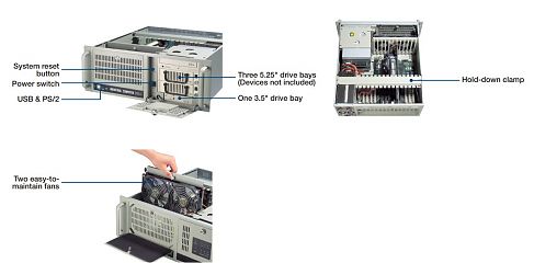 Промышленный компьютерный корпус IPC-610BP-00HD