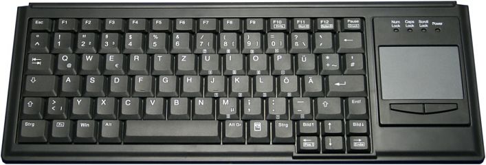 Промышленная клавиатура TKL-083-TOUCH-KGEH-BLACK-USB-US/CYR (KL20224)