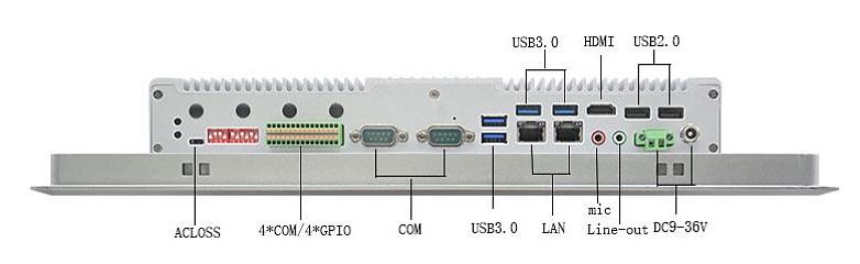 Промышленный панельный Компьютер FRONT Station 560.601