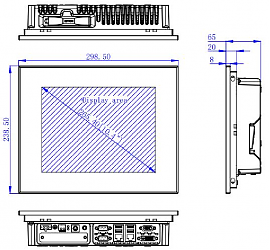 TPC6000-C1043-LH-J6412-8G-SSD256G