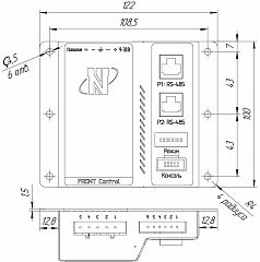 Миниатюрный компьютер для сбора и обработки данных FRONT Control 150.920