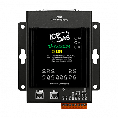 Модуль U-7519ZM/S2 OPC UA I/O Module with 10-channels AI, 3-channels DO, and 2-port Ethernet Switch