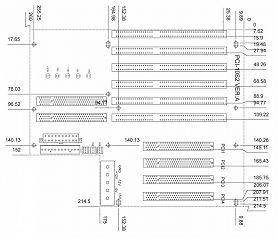 Промышленная кроссплата PCI-10S2