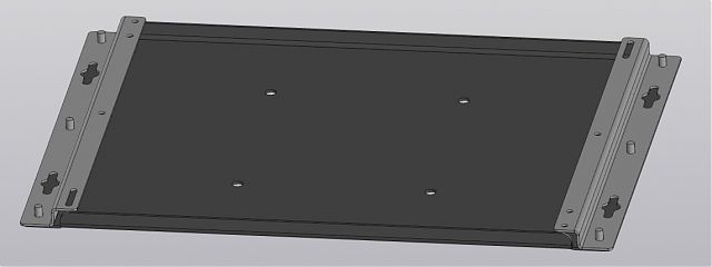 Комплект для крепления eBOX671 к монитору через VESA 100x100