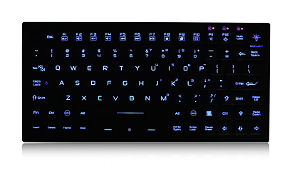 Промышленная клавиатура K-TEK-M288HP-FN-BL-DT-US/RU-USB
