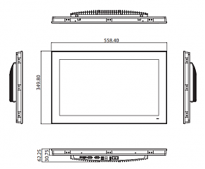 Панельный компьютер PPC-3211SW-P65A