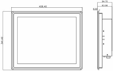 Панельный компьютер PPC2-C17-ADL-i5/8G