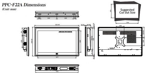 Панельный компьютер PPC-F22AD-H81i/PC