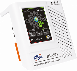 Датчик температуры, влажности, точки росы и концентрации CO с функцией регистрации данных DL-301 CR