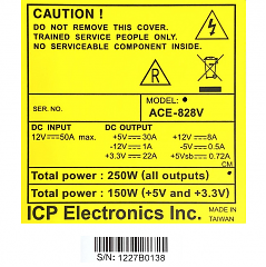 Промышленный блок питания ACE-828V-RS