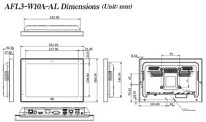 Панельный компьютер  AFL3-W10A-AL-J2/P/PC/4G