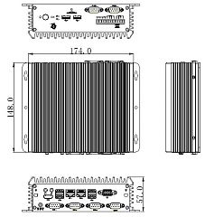 Ультракомпактный встраиваемый компьютер C5750Z-C6 (8565U)