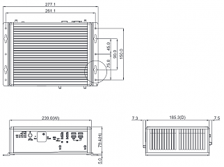 Компактный встраиваемый компьютер  AIE900-902-FL-NVMe