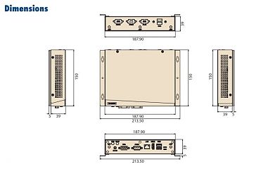 Ультракомпактный встраиваемый компьютер EPC-R4760CQ-WNA1E