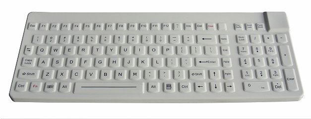 Промышленная клавиатура K-TEK-M375KP-FN-DT-W-US/RU-PS2